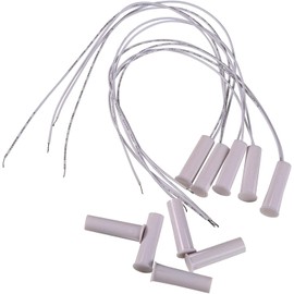 UHPPOTE Wired NC Type Recessed Magnetic Alarm Door Contact Sensor Detector Switch (Pack of 5)