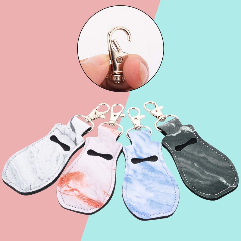 CM Clip-on Chapstick Sleeve Lip Balm Holder Neoprene Lipstick Holder