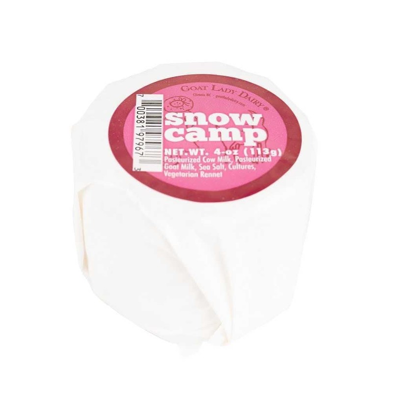 Goat Lady Dairy Snow Camp Cheese, 4OZ, 6 Pack