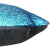 San Tungus Teal And Light Purple Mermaid Pillow Cushions,18"x18" Reversible