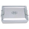 MFH Waterproof Aluminium Box, Silver, 13.3 x 9.2 x 3.4