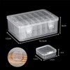 Small Clear Box Bead Storage Plastic Containers with Lid 14