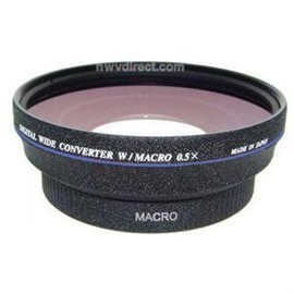 Optics 0.5x High Definition Wide Angle Conversion Lens for Canon Powershot SX30 IS (Includes Lens Adapter)