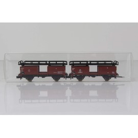 Marco's Trucks Transparent Packaging Folding Box for Model Railway N Scale - 155 x 25 x 35 mm