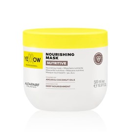 ALFAPARF MILANO Yellow Professional Nutritive Nourishing Mask for Dry Hair - Powered by Argan & Coconut Oils - Designed for Deep Nourishment