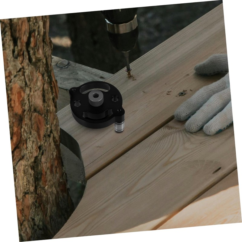LALAFINA 1 Set Vertical Doweling Jig Guide for Woodworking Projects