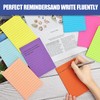 8 pcs 368 Sheets Lined Stick Notes,8 Bright Colors Self-Stick