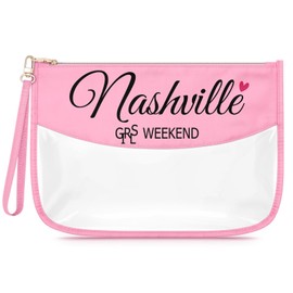 Funny Weekend Gifts for Women Makeup Bag Friendship Trip Gifts for Best Friends Bestie Travel Cosmetic Bag Birthday Graduation Christmas Bachelorette Party for Her Zipper Travel Toiletry Pouch