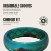 Groove Life Aspire Aurora Silicone Ring Breathable Rubber Wedding Rings