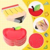 JULBEAR 50 Pcs Back to School Decorations, Apples Plates and