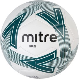 Mitre Impel L30P Football, Highly Durable, Shape Retention, White/Green, 2