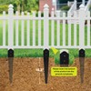 Fence Post Anchor 4''x4'', Heavy Duty Metal Fence Post Anchor