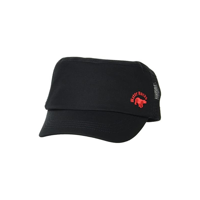 Water Rocks WRCP-S951-01 Mesh Work Cap, Black, Free