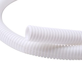 Alex Tech 25ft - 1/4 inch Split Wire Loom Tubing - White