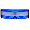 Futuristic Cyclops Space Robocop Robot PARTY RAVE Costume Shield Sunglasses
