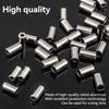 Pack of 200 End Caps, Silver End Caps, Bowden Cable