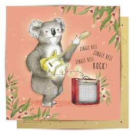La La Land Greeting Card Jingle Bell Rock Koala