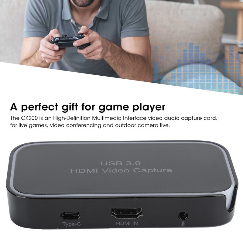 CK200 USB3.0 HDMI Video Capture Card Acquisition 1080P/60Hz for Gaming