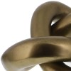 Homeroots 5" Brass Gold Metal Knot Sculpture