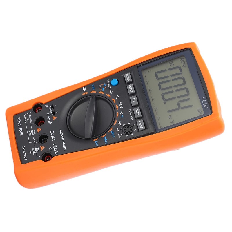 Multimeter,VC99 6000 Count Multimeter LED Digital Multimeter with NCV and