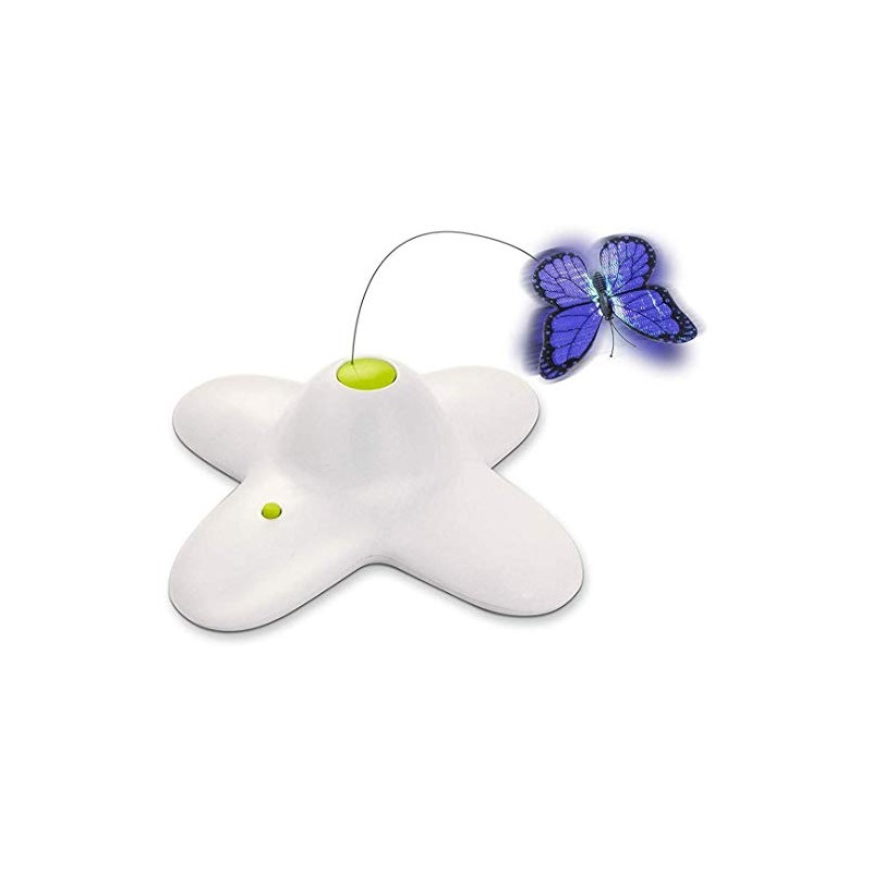 ALL FOR PAWS Interactive Flutter Bug Cat Butterfly Toy with