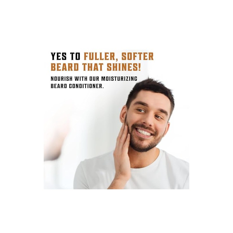 Beard Wash & Beard Conditioner Set w/Argan & Jojoba Oils