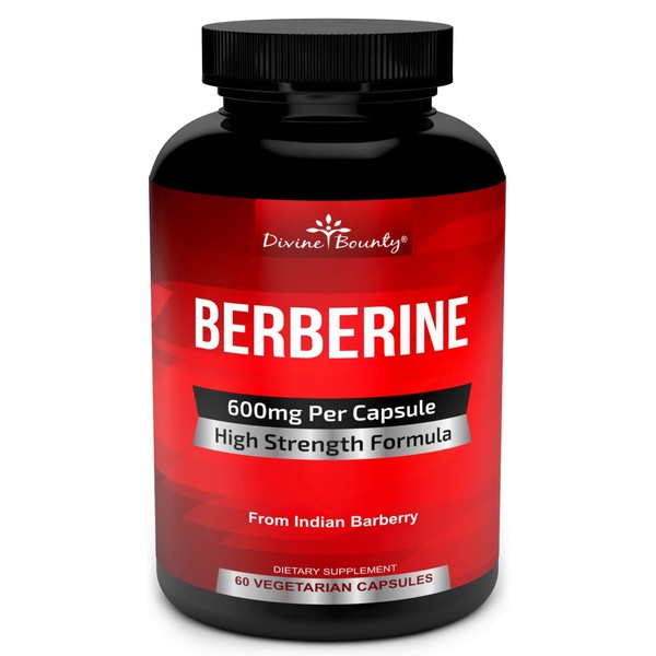 Divine Bounty Divine Bounty Pure Berberine Complex - 600mg Per