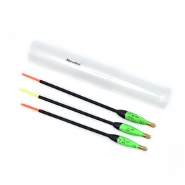 Sbirulino® Set of 3 Lux Floats with Light Holder for English Fishing (Gr. 8+2/10+2/12+2)