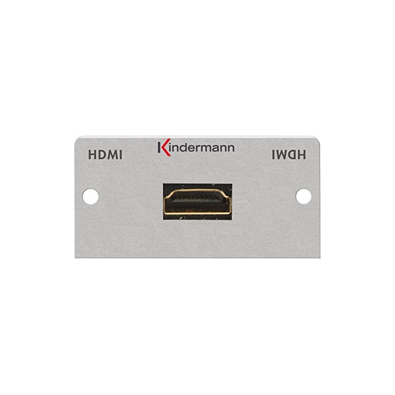 Kindermann 7444000542 HDMI with Ethernet Blende mit Kabel Buchse auf