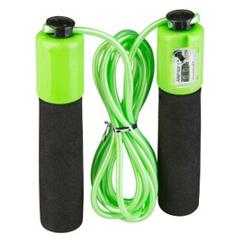Idena 40186 Skipping Rope with Soft Handles and Counter for Children, Length 2.2 m, for Leisure Sports, for Movement Games and Various Tricks