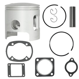 Partman Piston Gasket Kit with Ring for Yamaha G1 Gas Golf Cart 2-Cycle Standard 68mm 1978-1989,Replace J10-11610-00-00 J10-11631-00-96