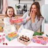 Liobelon 12 Pieces Mothers Day Cookie Boxes, Flower Bakery Boxes