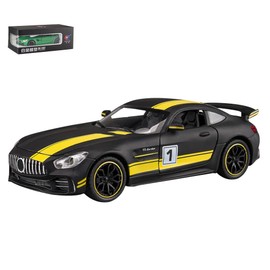 1/24 Benz AMG GTR Model Car Alloy Diecast Pull Back Vehicle Cars with Lights AMG GTR Toy Car Great Gift for Boys & Girls
