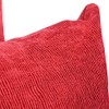 Blazing Needles Square Polyester Jacquard Throw Pillows, 17", Ashfield Claret