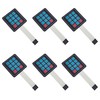 Yuuhseel 6Pcs 3x4 Keypad 12 Key Matrix Array Membrane Switch
