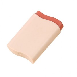 portable wave pill case pink 4ea