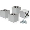 F!XBL Cuba Furniture Feet 5 cm High with Felt Gliders