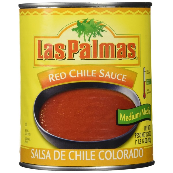 Las Palmas Red Chile Sauce, Medium, 28 Ounce
