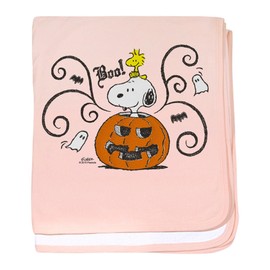 CafePress Peanuts Snoopy Sketch Pumpkin Baby Blanket, Super Soft Newborn Swaddle