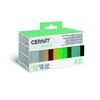 Cernit CEASS004C - Set of 12 Colours Oven Hardening Polymer