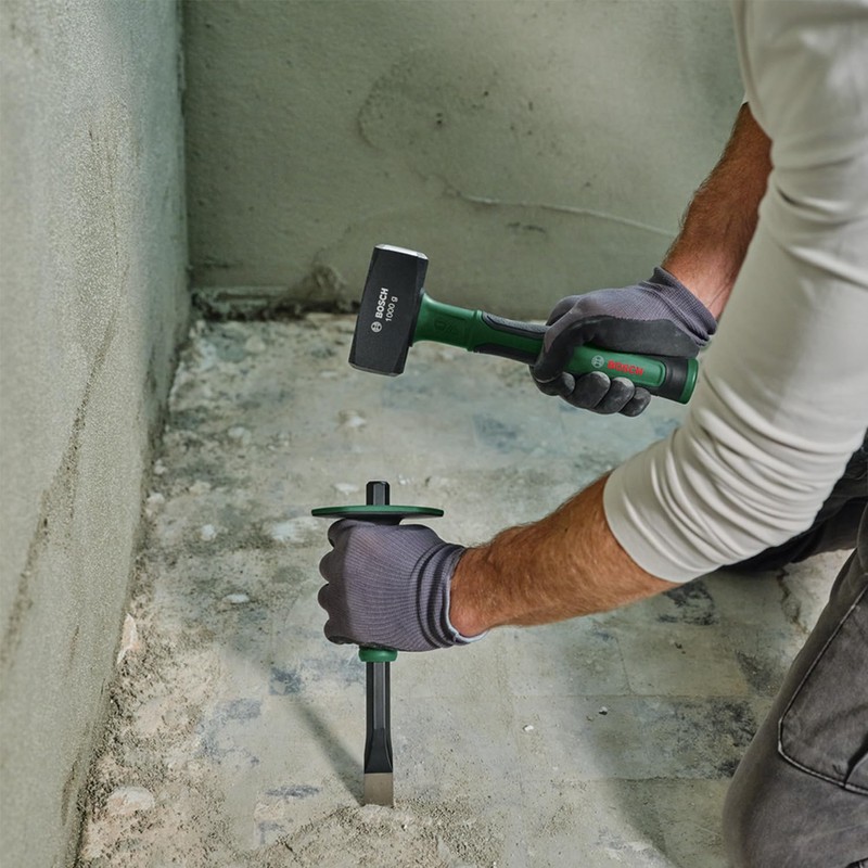 Bosch Flachmeißel 22-250mm (Doppelt gehärtete Meißelsklinge für anspruchsvolle Aufgaben; Chrom-Vanadium