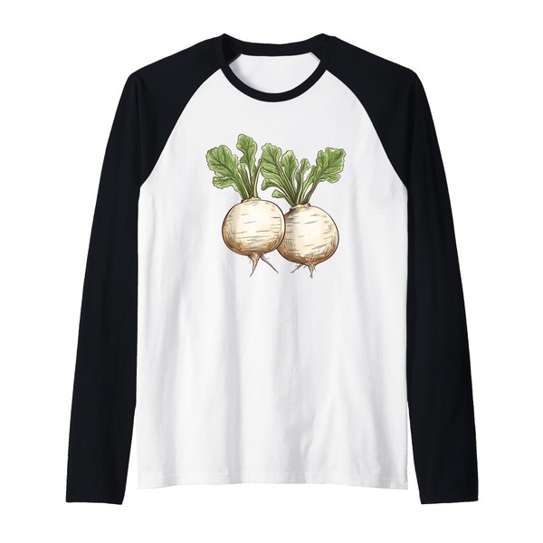 Rutabaga Retro Vintage Raglan Baseball Tee