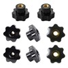 Kacrilidi Star Grip Nut M6, 8 Pieces M6 x 32