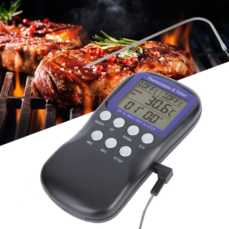 Cooking Sugar Baking Thermometer Kitchen Grill Macaron Food for Alarm