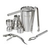 Homiu Cocktail Set Deluxe 8 Piece with Table Stand, Premium