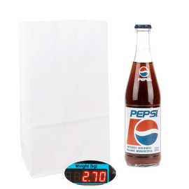 KEYYOOMY Small Paper Bags White Party Favor Gift Bags Kraft Paper Lunch Bag for Wedding Baby Shower Birthday Party (24 CT, White Color)