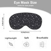 NOHSHE Galaxy Sleep Mask Eye Mask Star Space Connection Sparkling