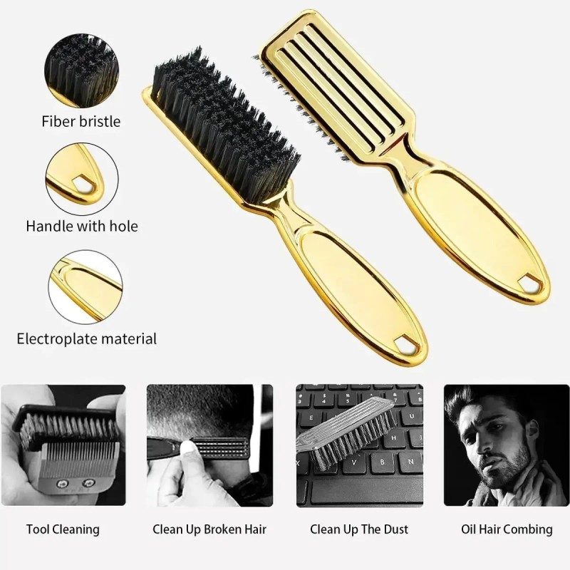 Juego De Herramientas De Peinado Para Corte De Pelo Dorado