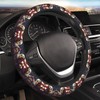 Yiohaha Bald Eagle with an American Steering Wheel Cover 15