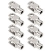 Briny River 8pcs M8x1.25 Right Hand Thread Clevis Fork End